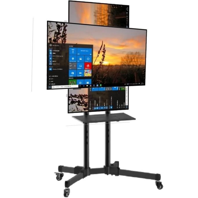 Braket Stand/Bracket Tv Standing/Breket Tv Stand Roda 32 _ 75 Inch  Ready