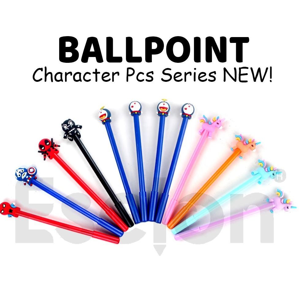 

1buah/1pc Pulpen Gel Kepala Fancy / Pulpen Fancy Karakter