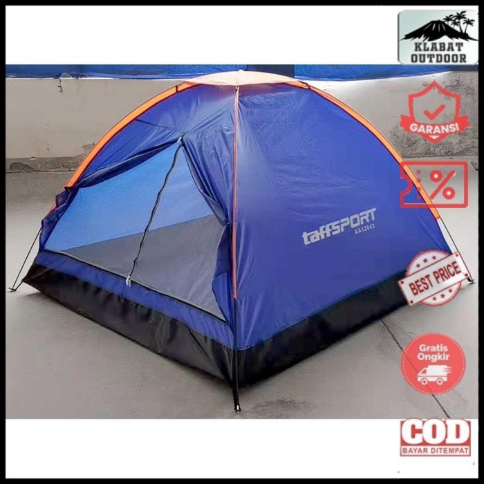 TERBARU Tenda Camping 4 5 Orang Dewasa Gunung Waterproof Dewasa Anak Murah