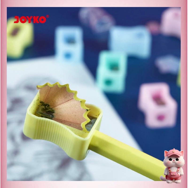 

N021 Rautan Pensil / Serutan Pensil Joyko SP-362PTL Pastel Sharpener (SATUAN)