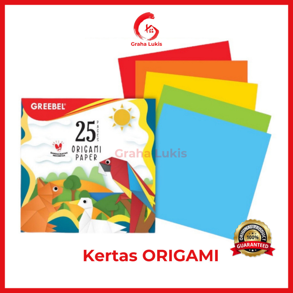 

FABER-CASTELL 50 Origami Washi Paper 80gsm Gambar / Polos