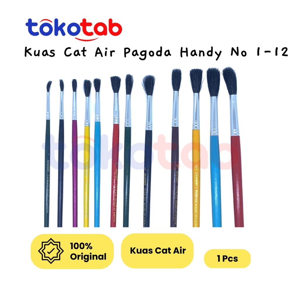 

Tokotab - Kuas Cat Air Pagoda Handy No 1-12