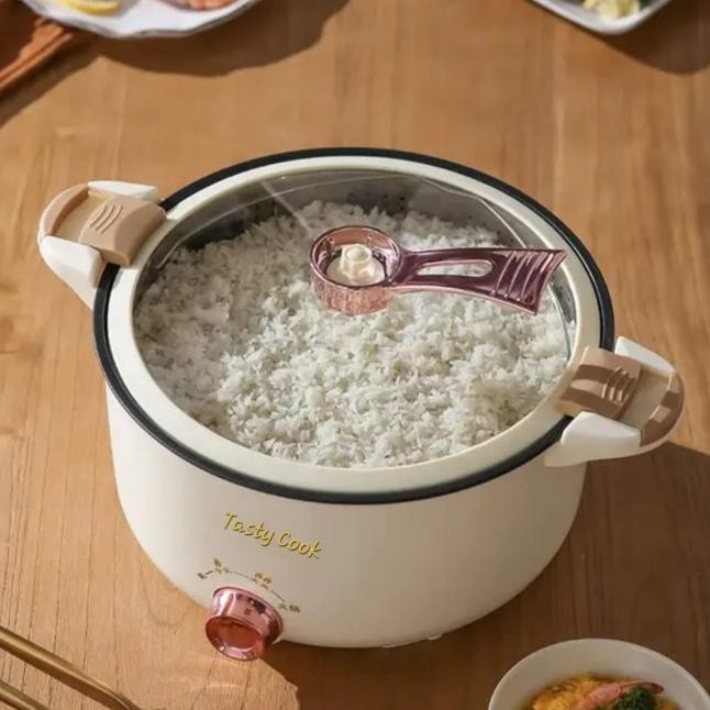 Panci Listrik Serbaguna Lengkap Kukusan/Panci Masak Nasi Low Carbo