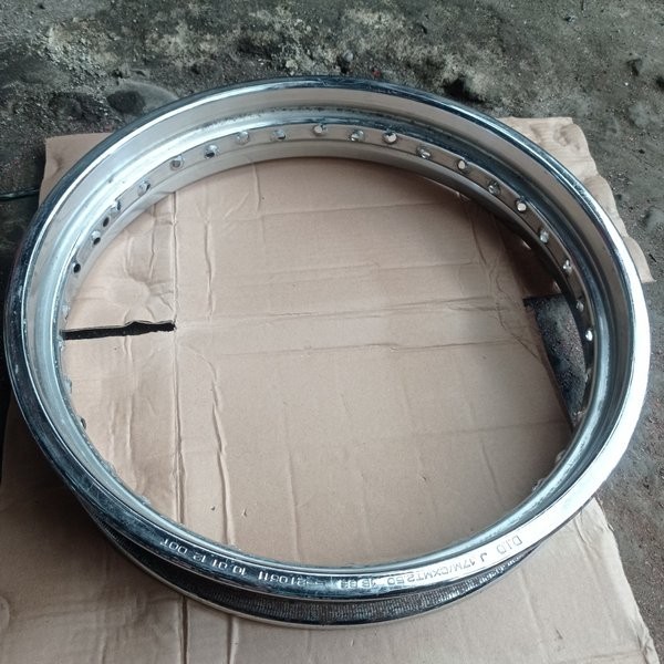 READY VELG VELK PELEK KALENG BESI TAPAK LEBAR RING 17X250 DID