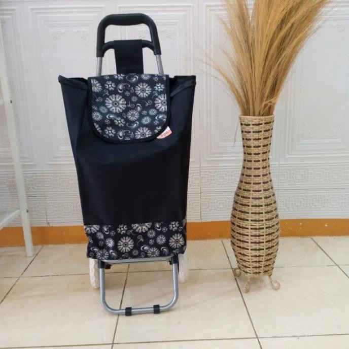 TROLLEY Troli Belanja Keranjang Belanja Shopping Trolley Kantong Belanja