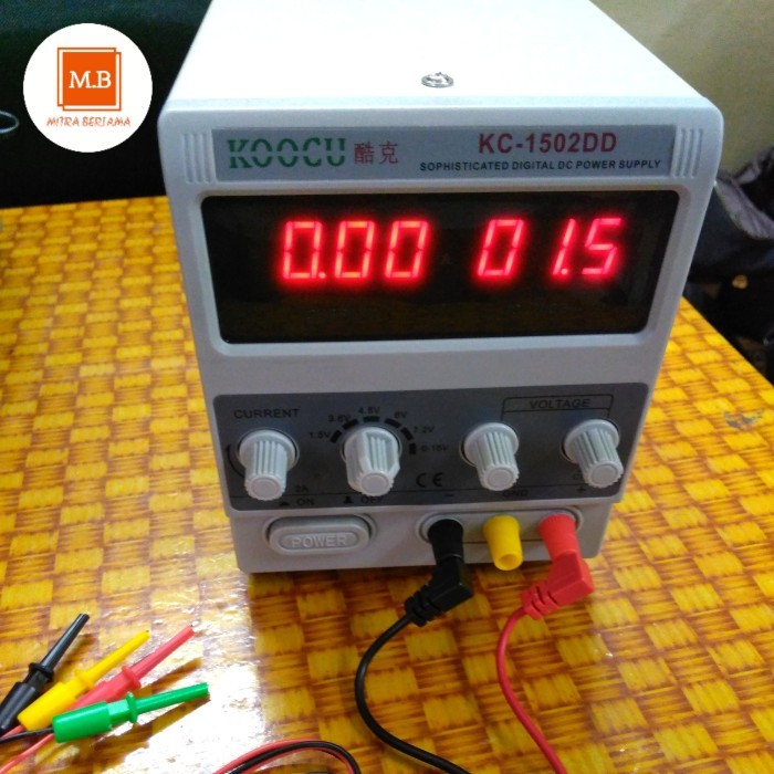 DC POWER SUPPLY DIGITAL KOOCU 1502DD 15V 2A