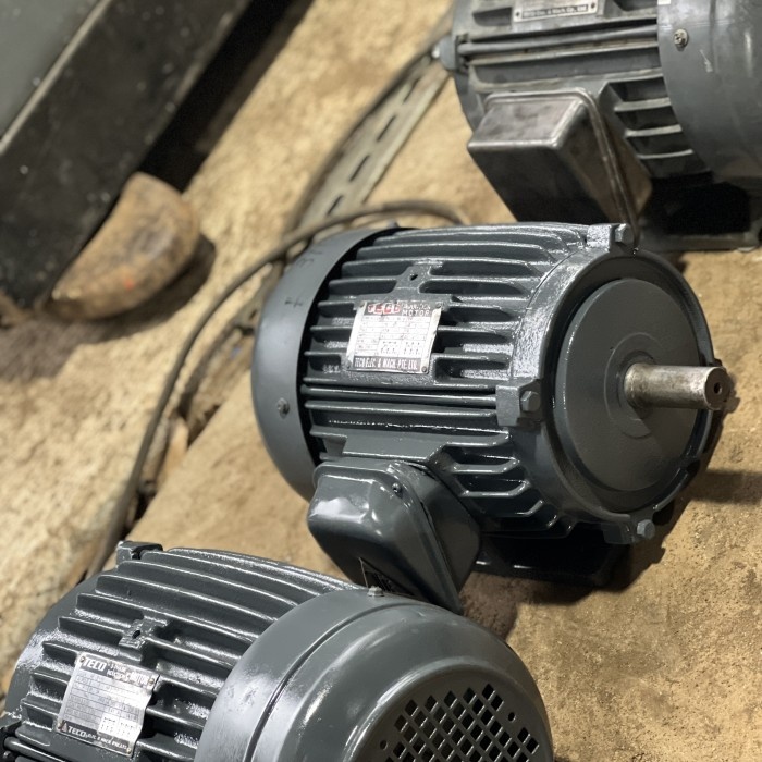 DINAMO LISTRIK INDUKSI TECO TATUNG 3 PHASE 3 HP 1400 RPM