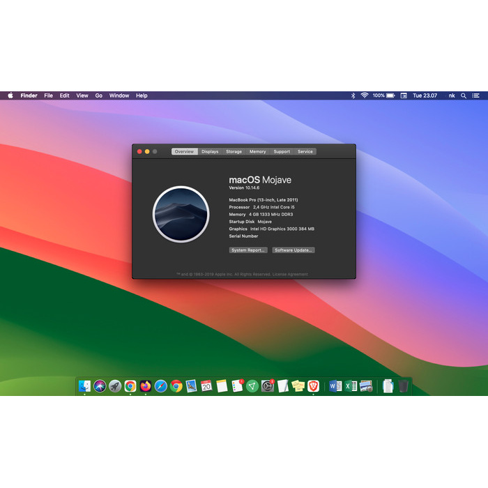 LOGICBOARD MACBOOK PRO 13 2011 CORE I5 2.4 MAINBOARD A1278 MATI