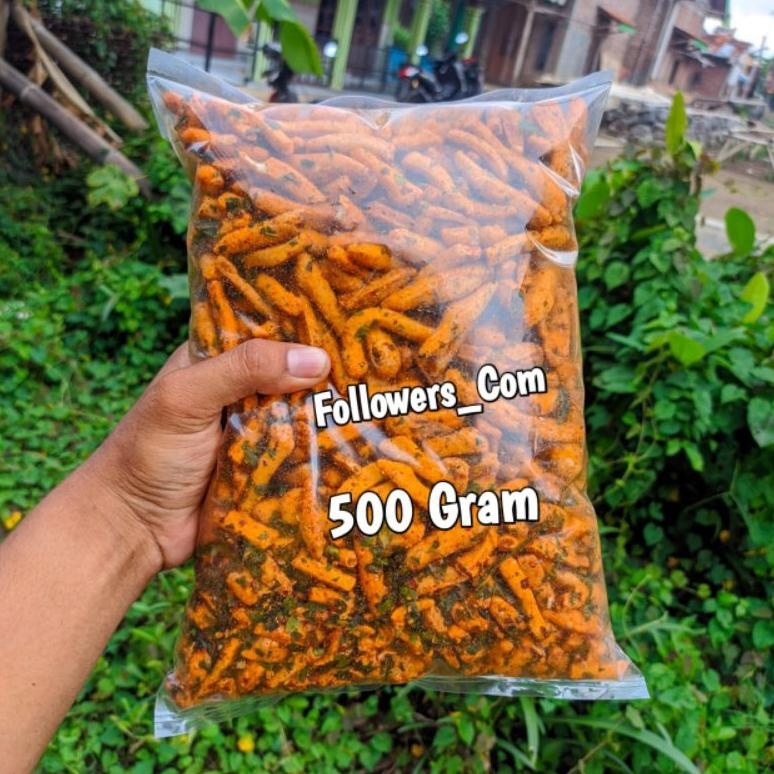 

Basreng Pedas Daun Jeruk | Original Daun Jeruk | Balado 500 Gram