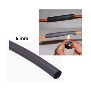 HEATSRING 4MM HITAM SELONGSONG KABEL ISOLASI BAKAR
