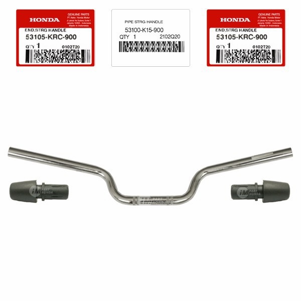 Stang Stir set Jalu stang CB150R OLD 2013-2014 CHROME ORIGINAL