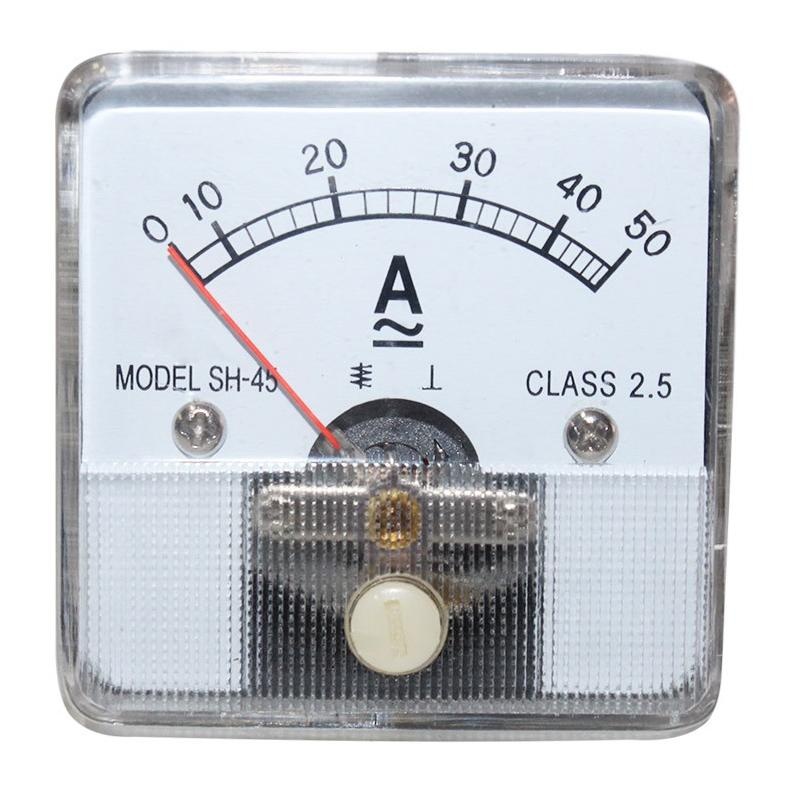 EELIC PAM-45 -A50-2 Panel AC/DC Ampere Meter Analog Program 45 Standart Internasional