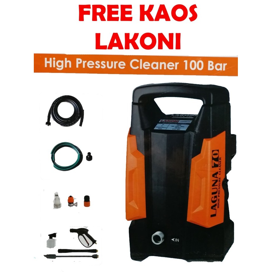 Terbaru High Pressure Cleaner Lakoni Laguna 70 / Laguna 70 / Steam Lakoni