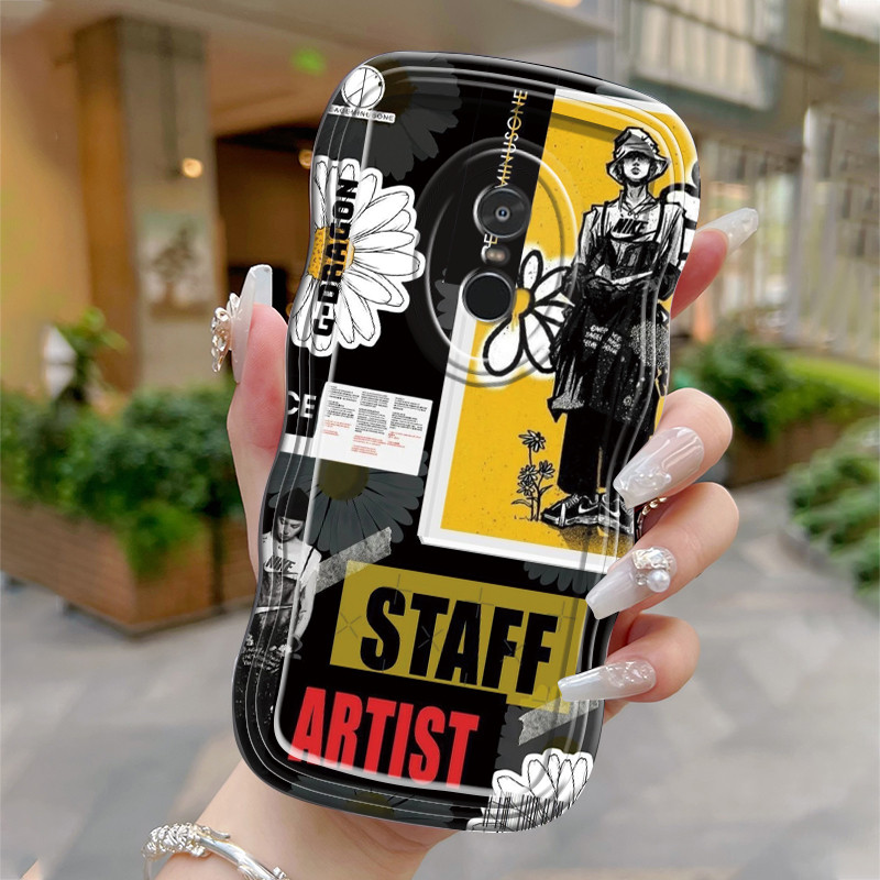 Casing Hp Untuk Xiaomi Redmi Note 4 Note 4X Note 4 Pro Case Casing kasing ponsel Softcase Hp bunga b