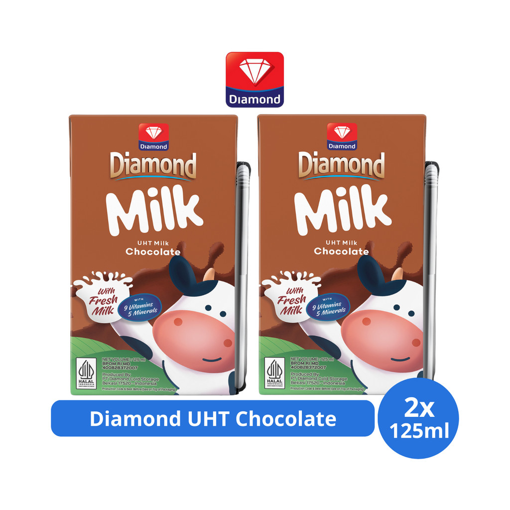 

Diamond Milk Susu UHT Chocolate 125ml x 2 pcs