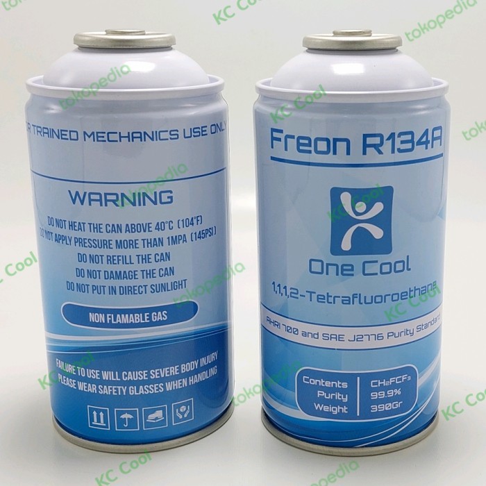 FREON KULKAS KALENG R134A 390 GRAM MERK ONE COOL