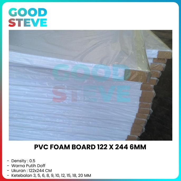 Pvc Board / Pvc Foam Board 6Mm 122 X 244 Cm