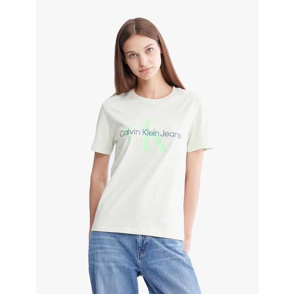 CALVIN KLEIN JEANS  - KAOS WANITA -  MONOGRAM LOGO TEE