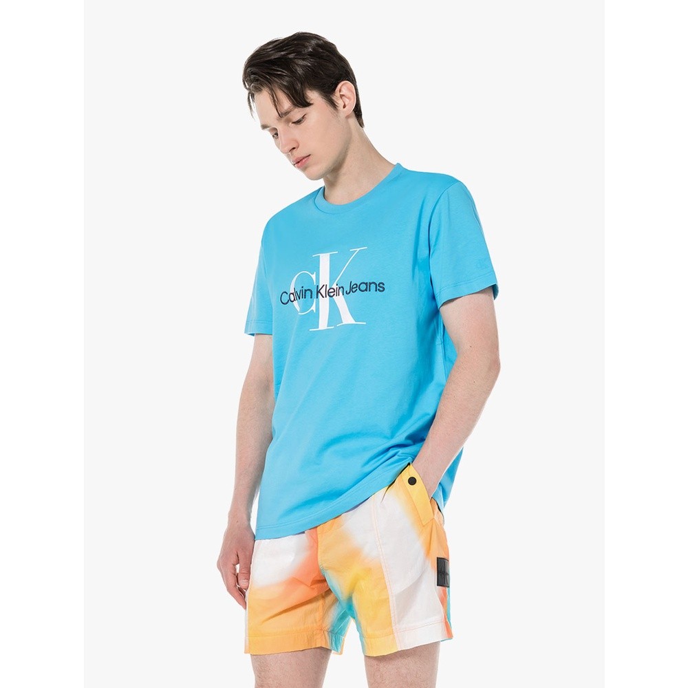 CALVIN KLEIN JEANS  -  KAOS PRIA - MONOGRAM ORGANIC COTTON TEE