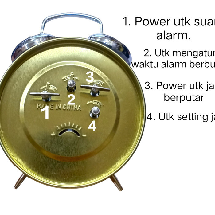 Jam Beker Weker Ayam Jadul