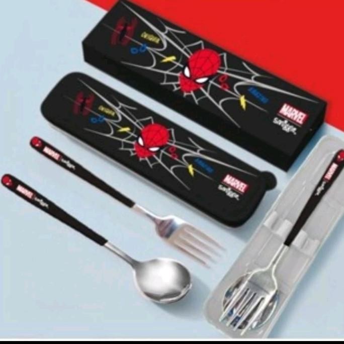 Smiggle Spiderman Backpack, botol, lunch bag, bento box, jr hoodie