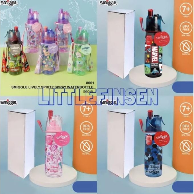 smiggle botol minum anak water bottle smiggle spray botol anak