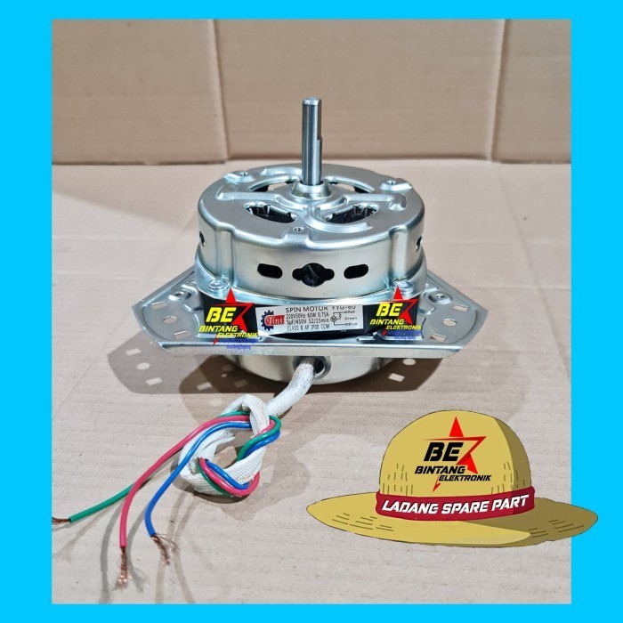 DINAMO SPIN KAKI 3 DINAMO PENGERING SPIN MOTOR YYG-60 TEMBAGA MURNI