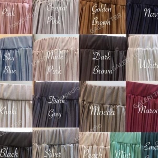 Bawahan Kulot Plisket Celana Cewe Cewek Wanita Perempuan Korea