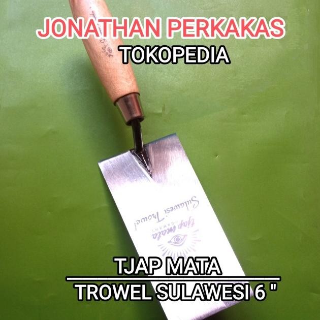 Sendok Semen Kotak 6" Cap Mata/Cetok Semen Kotak 6" Cap Mata/Bh