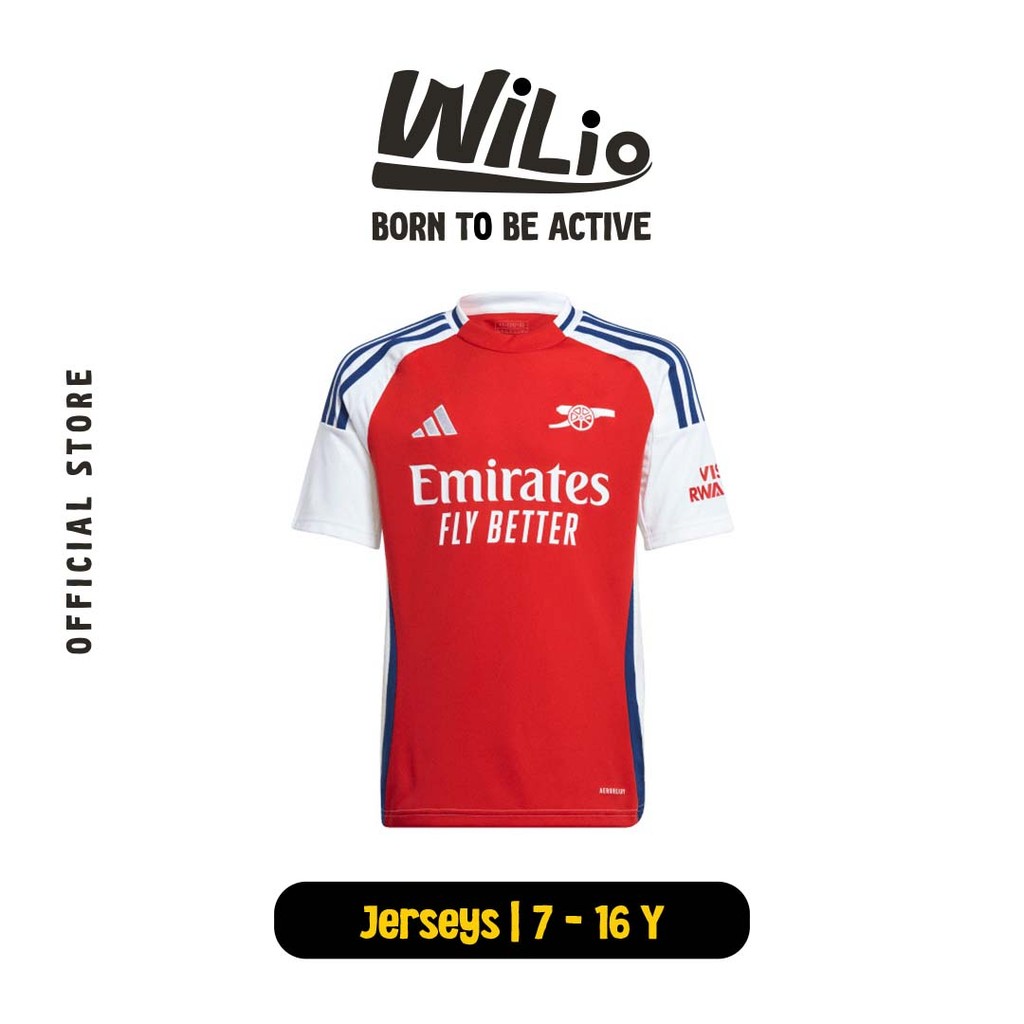 ADIDAS Arsenal 24/25 Home Jersey Kids IS8141 - Jersey Anak (Merah)