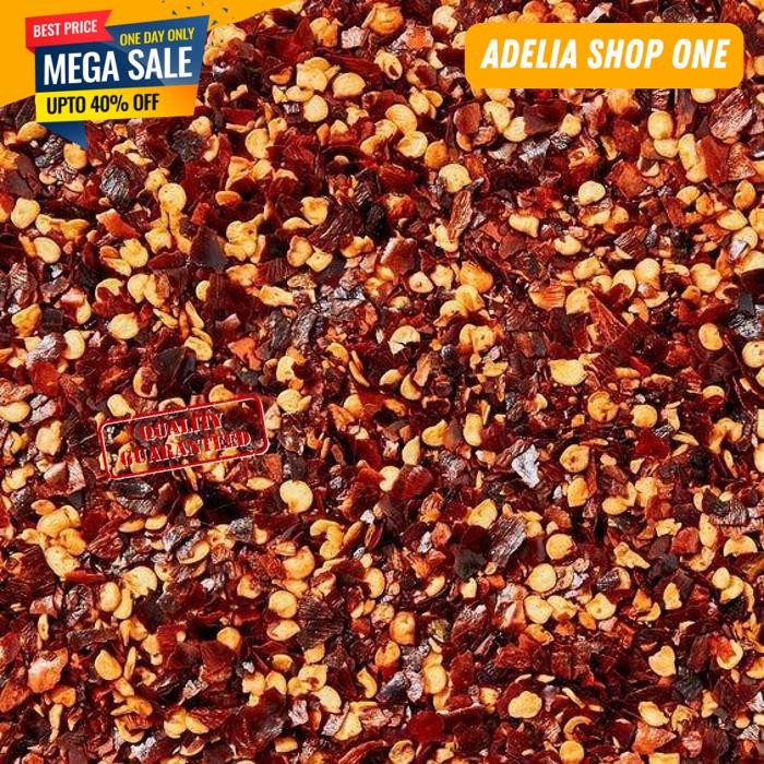 

CHILI FLAKE CABE CACAH KERING 35GRAM TERLARIS!!!!