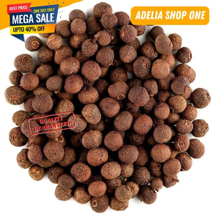 

ALLSPICE WHOLE UTUH 50GR BIJI PIMENTO MERICA JAMAICA 50GRAM PRAKTIS!!!!