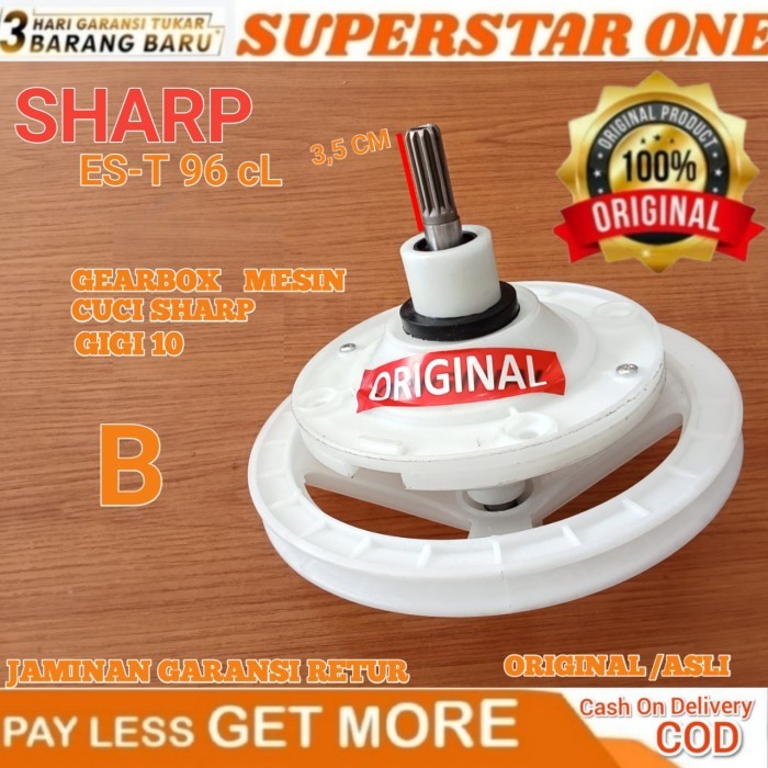 GEARBOX MESIN CUCI SHARP GIGI 10 ES-T 96 CL