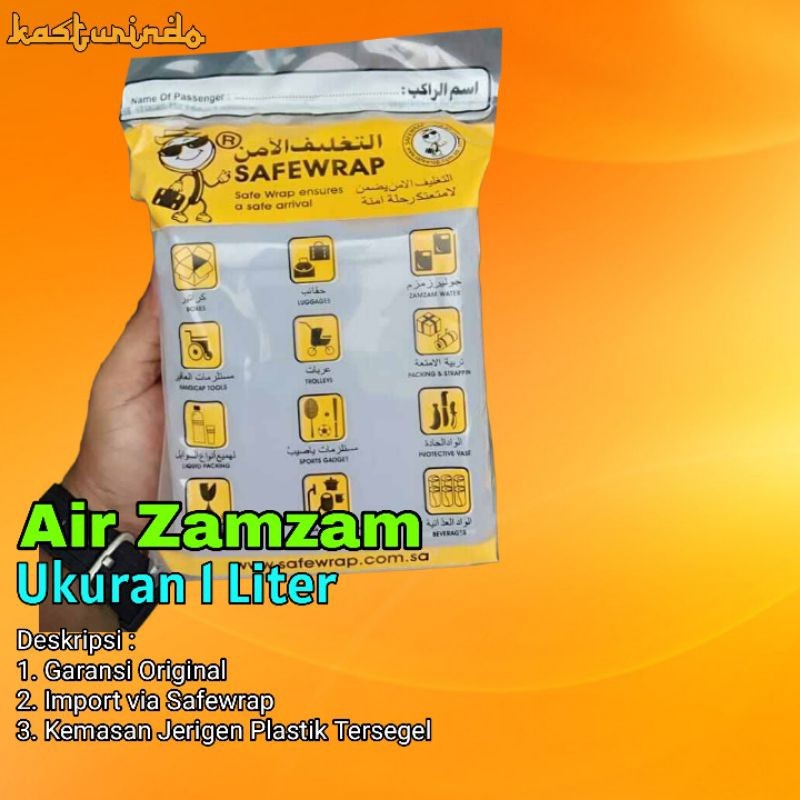 

Air Zamzam isi 1 Liter Import Via Safewarp