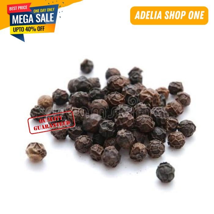 

LADA HITAM UTUH BERISI GRADE A WHOLE BLACK PEPPER 250GRAM FAVORIT!!