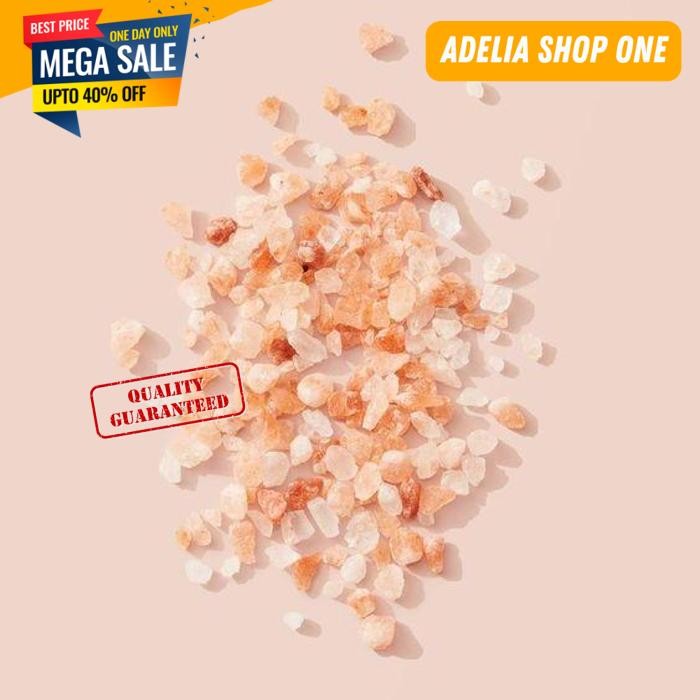

HIMALAYAN ROCK SALT PINK SALT GARAM HIMALAYA PINK KASAR 50 GRAM FAVORIT!!!