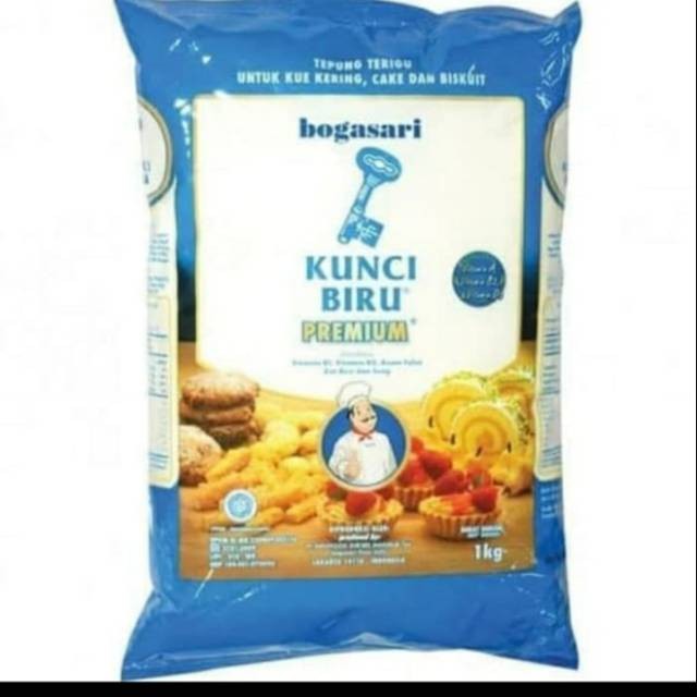

TEPUNG TERIGU KUNCI BIRU 1 kg PREMIUM