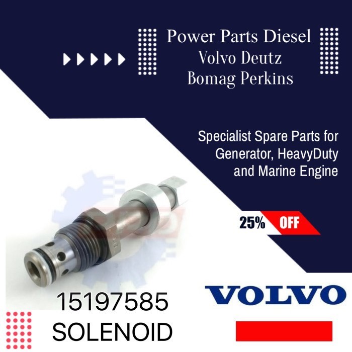 15197585 SOLENOID - VOLVO A35 A40F A40G - ORIGINAL