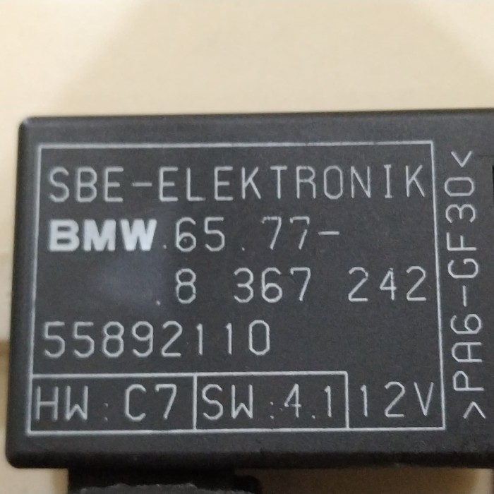 Terbatas Original Bmw E39 E38 E46 Seat Occupancy Sensor Airbag 65778367242