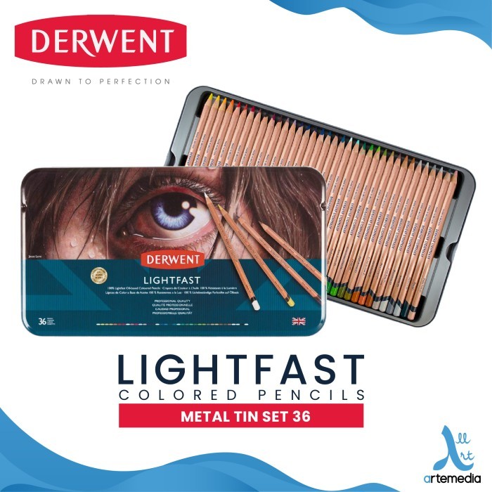 

Produk Ready Pensil Warna Derwent Lightfast 36 Pencil Color Metal Tin Set