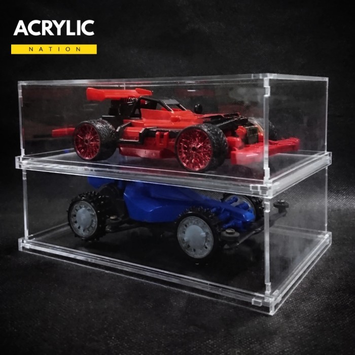 Produk Ready Box Akrilik Acrylic Tamiya Mini 4WD 1/32