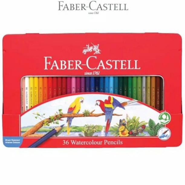 

Faber-Castell Watercolour Cils 36 Tin Case / Sil Warna 36