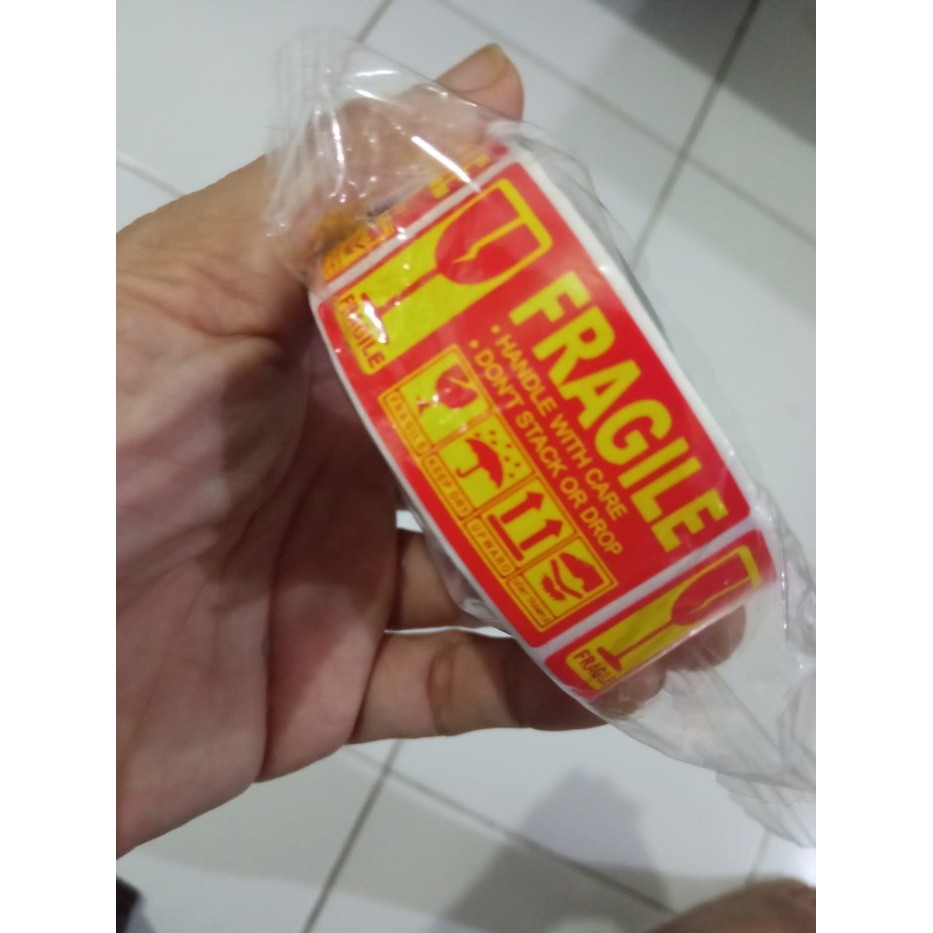 

><><><] STIKER FRAGILE 250 PCS UNTUK PAKING