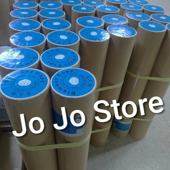 

DIAMANT KERTAS HVS ROLL A0 80gsm. UKURAN 90cm X 50m. - Putih