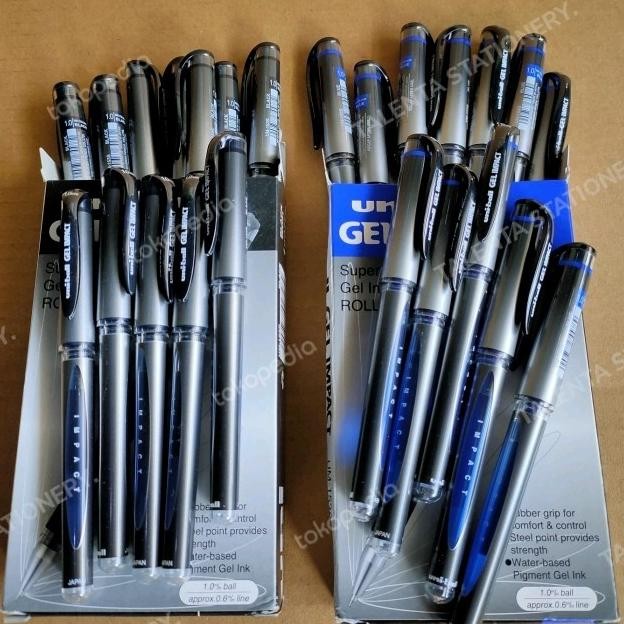 

Pul Uni Ball Gel Impact Um-153S Bla/Blue.1Dus Isi 12Batang/1Lusin