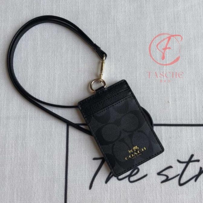 

COACH LANYARD PEMEGANG KARTU ID/NAME TAG DIY LANYARD BLACK 65573