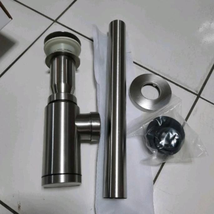 Sifon Wastafel / Sifon Stainless Wastafel / Sifon Pembuangan Wastafel  Ready