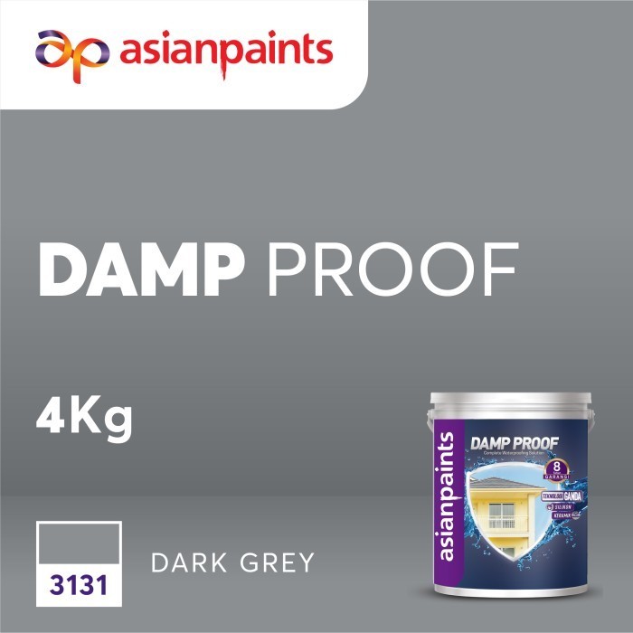 ASIAN PAINTS CAT TEMBOK ANTI BOCOR DAMP PROOF (DARK GREY)