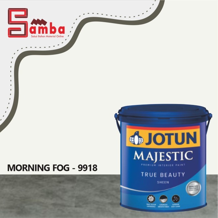 JOTUN MAJESTIC 9918 MORNING FOG TRUE BEAUTY SHEEN 20 LTR