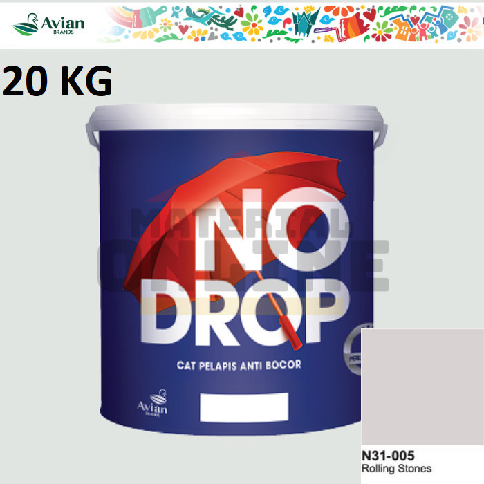 Nodrop No Drop Tinting 20kg 20 Kg N31-005 Rolling Stones pail